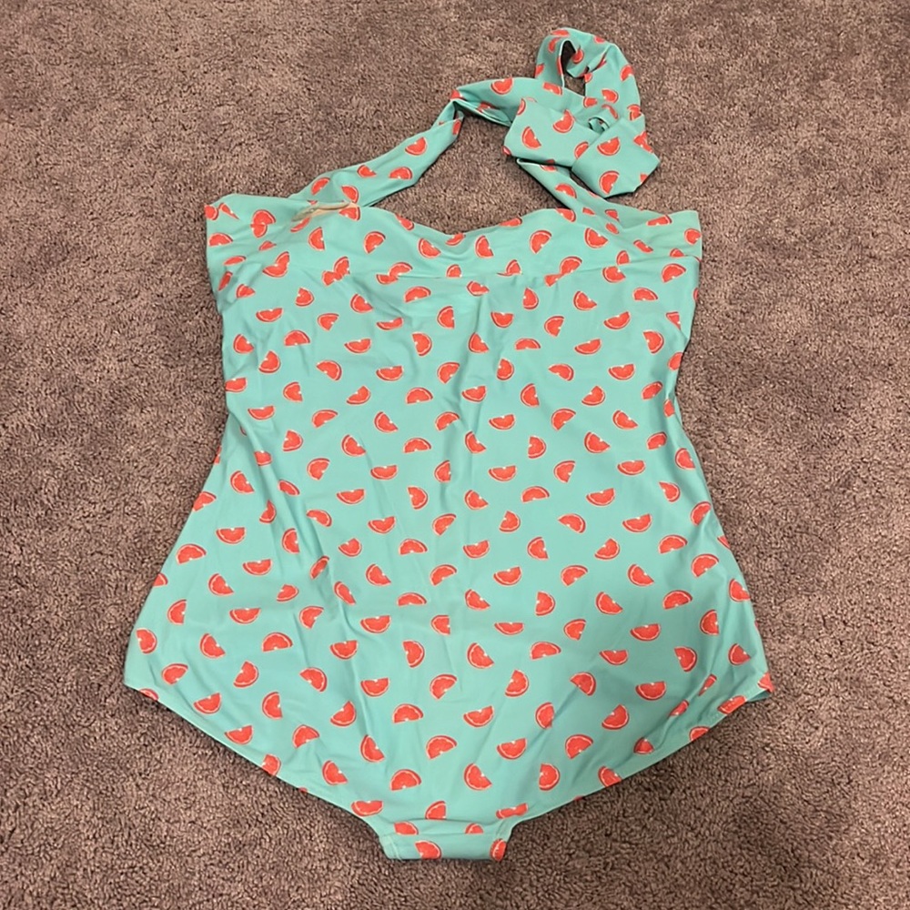 Red Dolly Pin Up Style Swimsuit - Gem